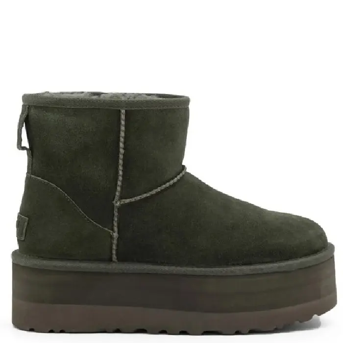 Mini Platform Boot Khaki — Khaki
