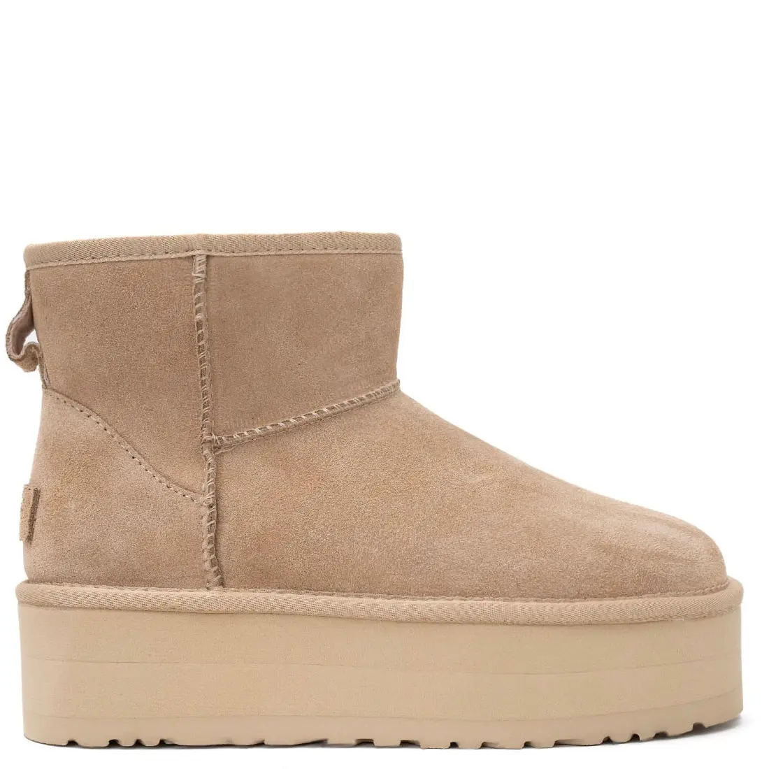 Mini Platform Boot Sand — Sand