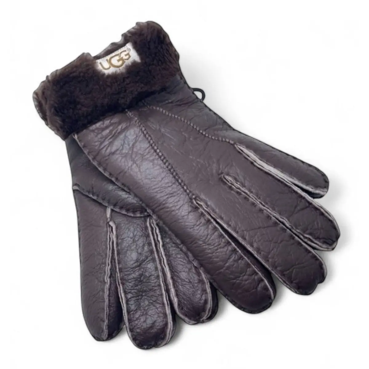 Мужские варежки UGG Glove Chocolate — Chocolate