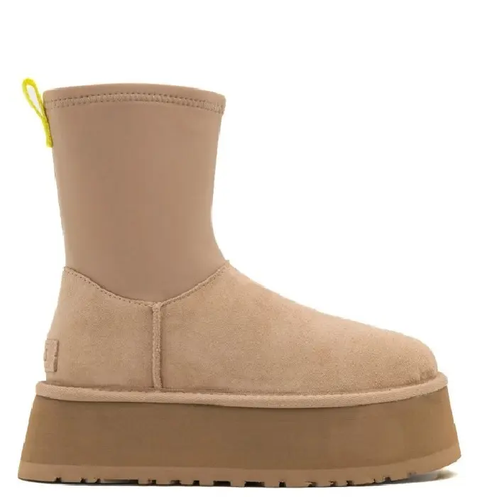 Classic Platform Dipper Boot Sand — Sand