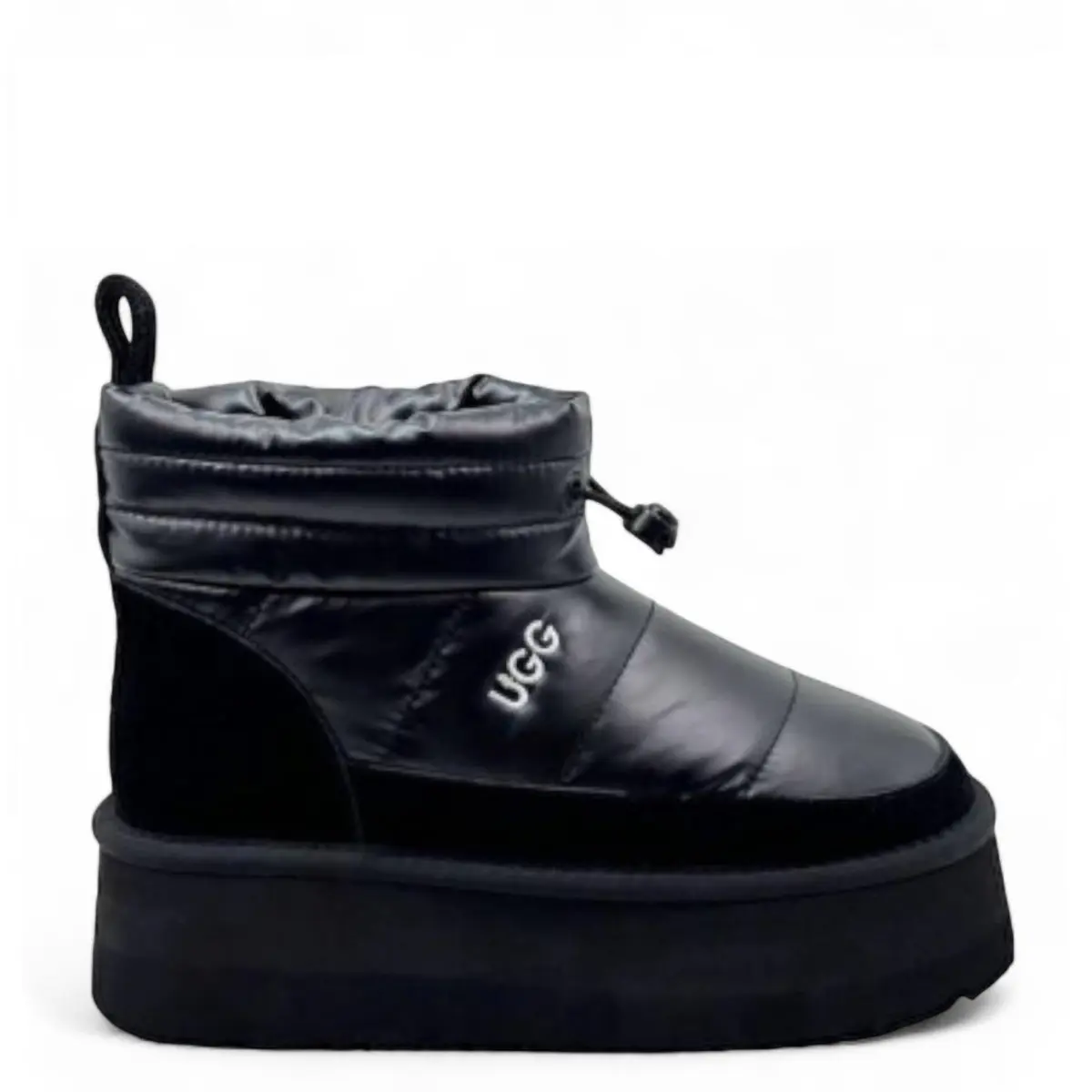 UGG Womens OBBA Platform Black — Black