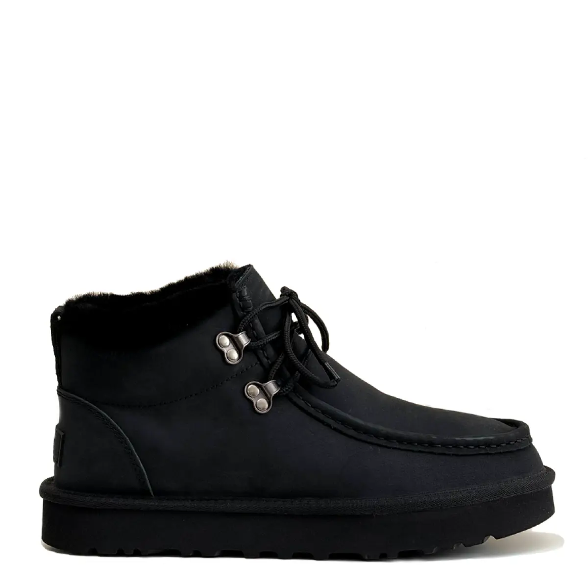 Ugg Mens Ambush Woven Boot Black — Black