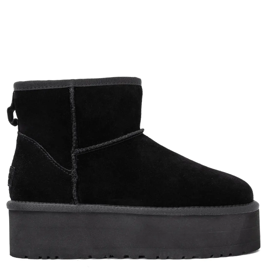 Mini Platform Boot Black — Black