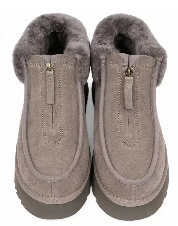 Funkette Platform Boots — Smoke