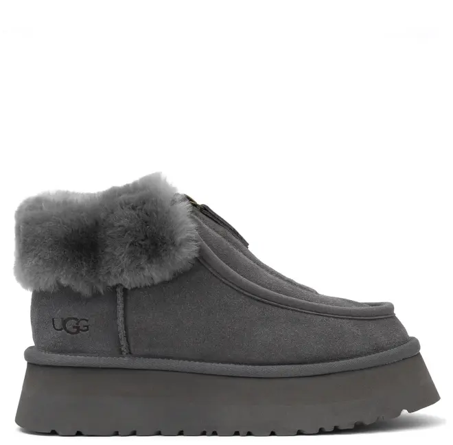 Funkette Platform Boots — Grey