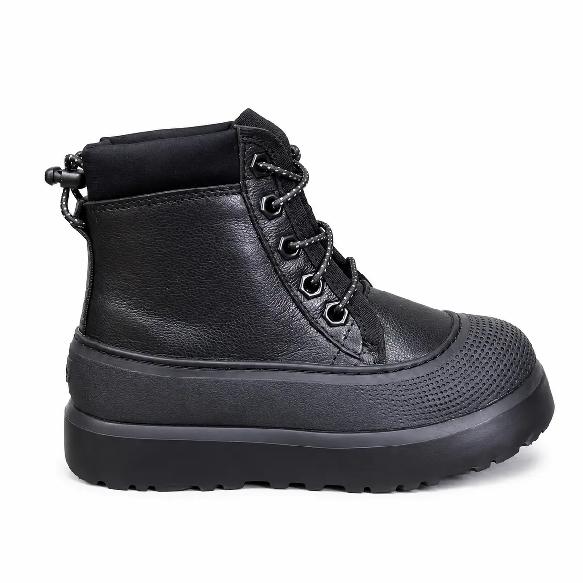 UGG Kids Neumel Hybrid Black Leather — Black Leather