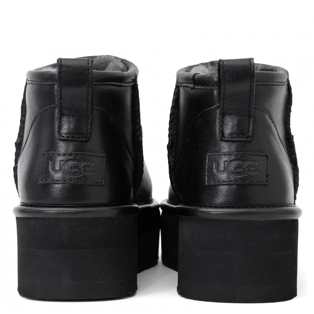 Ultra Mini Platform Boot — Leather Black