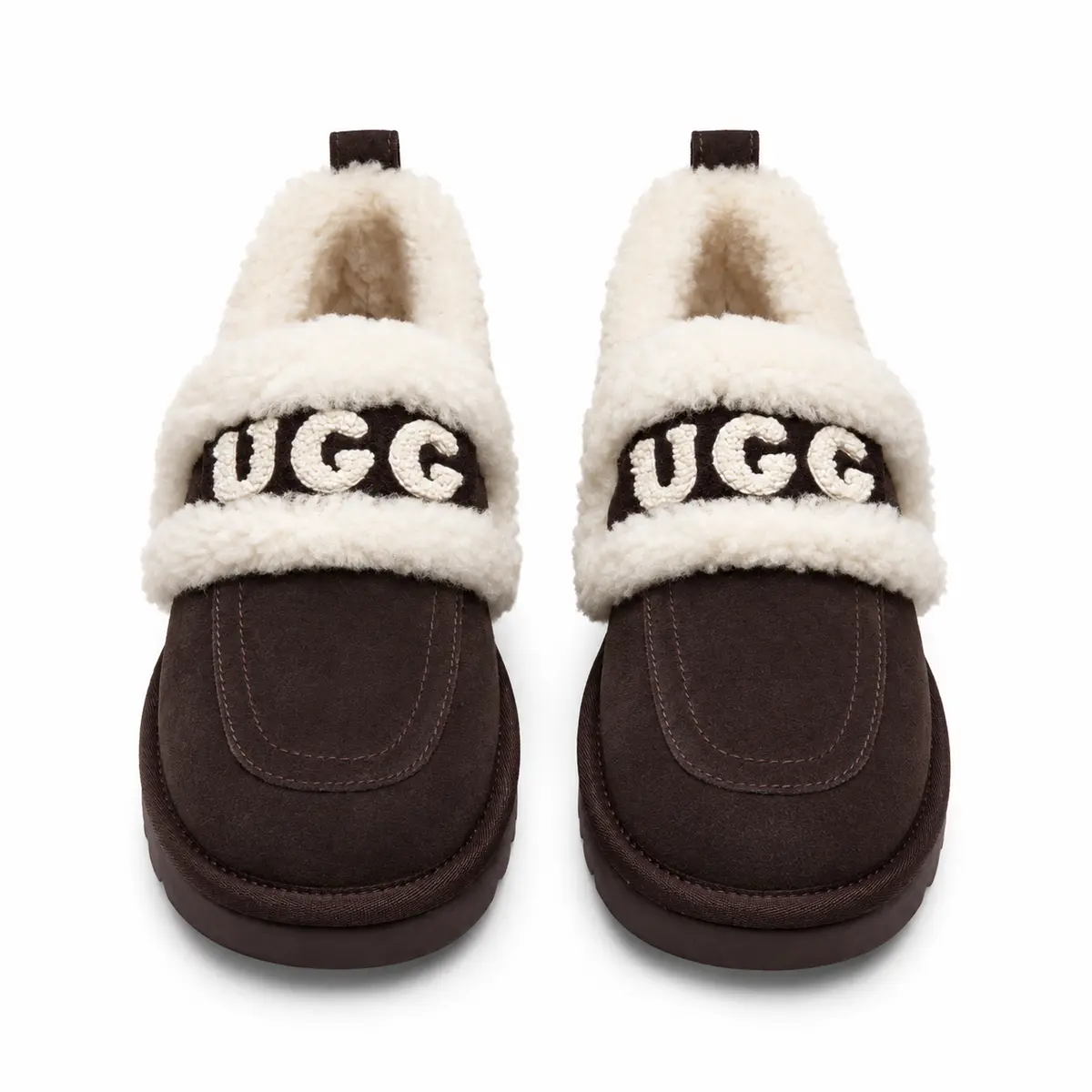 UGG Classic Fat Ding Slip On — Chocolate