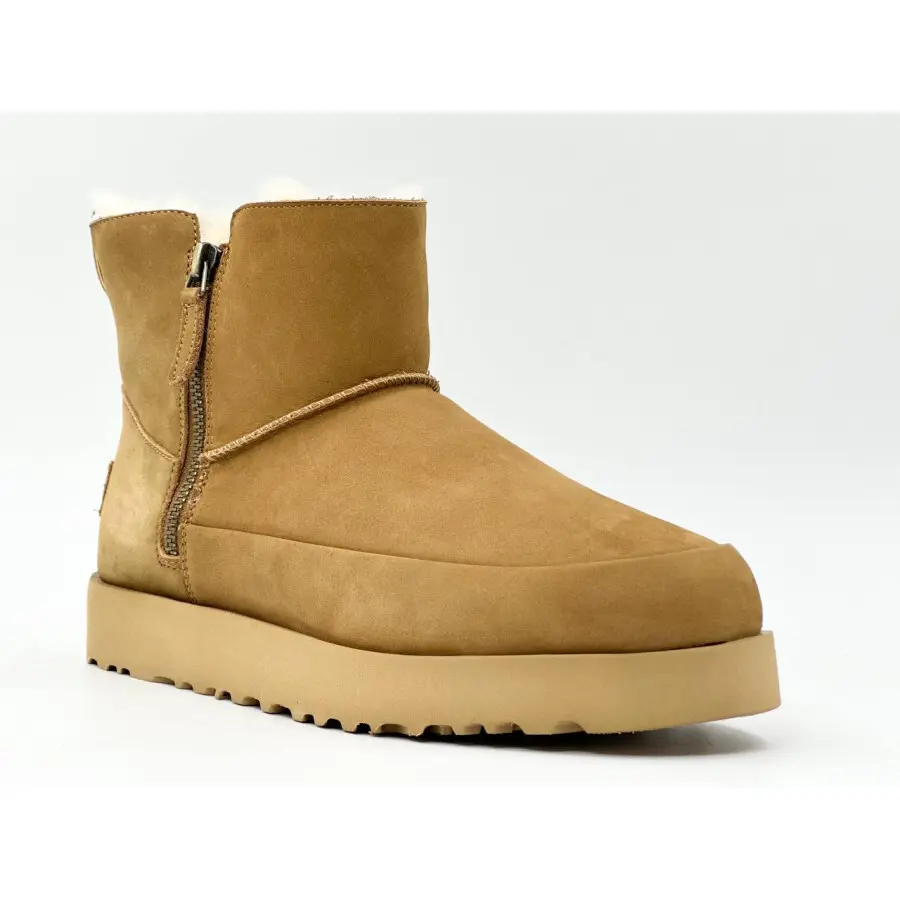 Classic Mini ZIP Suede Boot — Classic mini zip suede boot