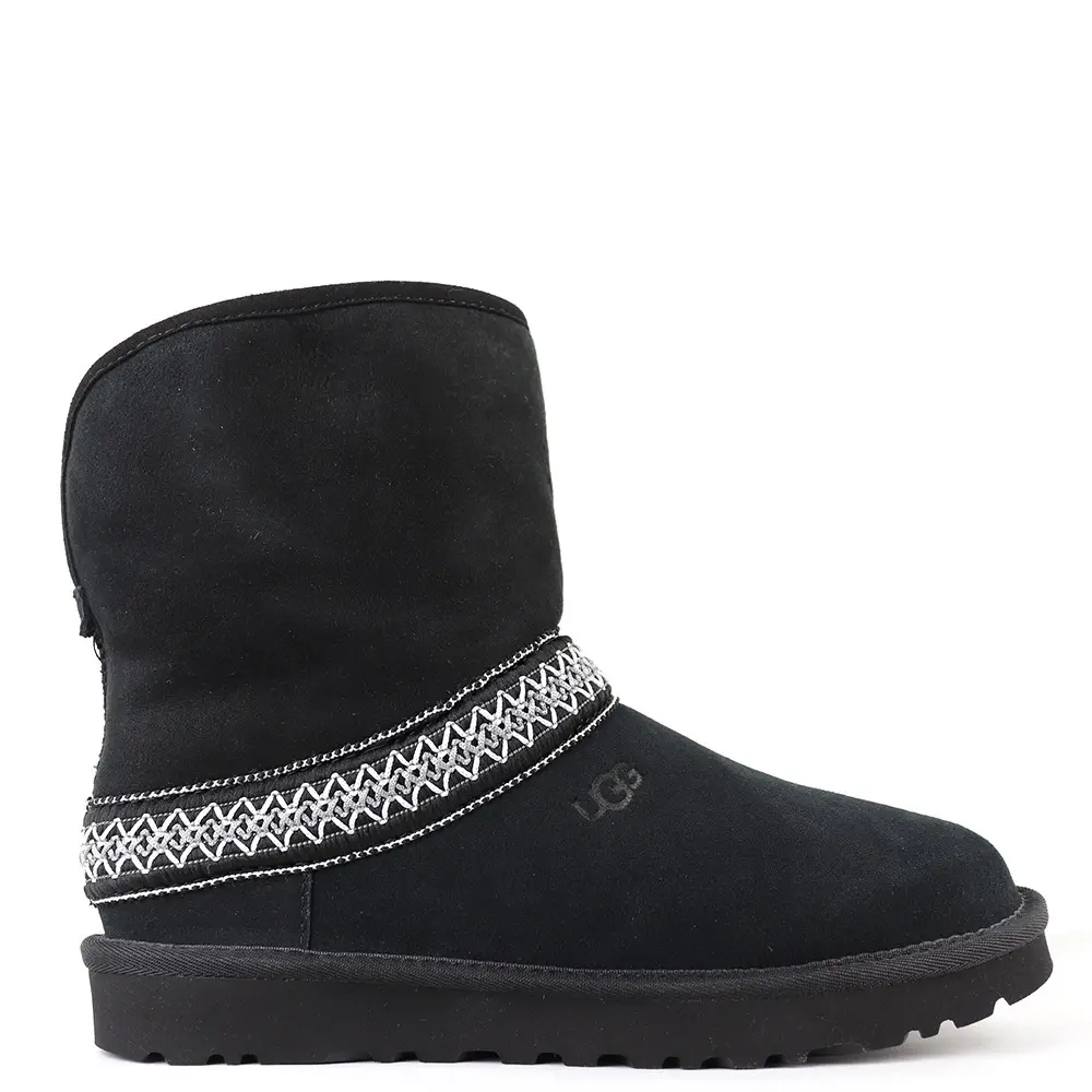 Classic Short Crescent — Black